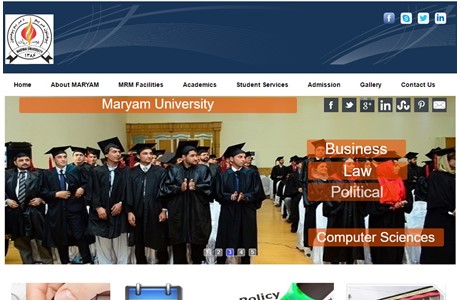 Maryam University Website