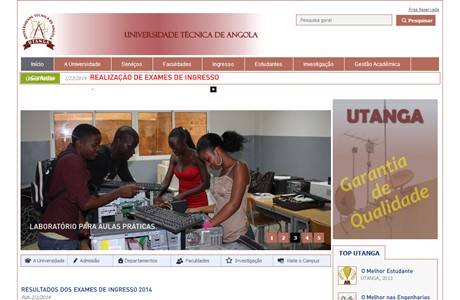 Technical University of Angola Website