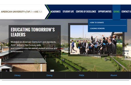 Afghan University Website