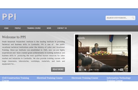 Preah Kossomak Polytechnic Institute Website