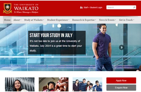 University of Waikato Website