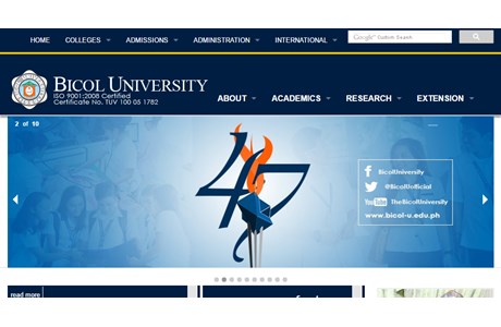 Bicol University Daraga Campus Website