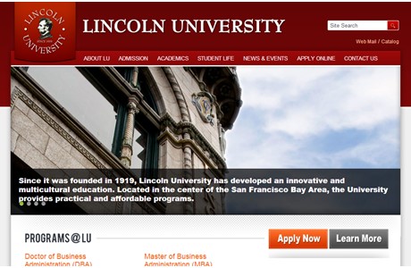 Lincoln University Website