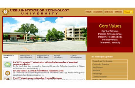 Cebu Institute of Technology – University Website