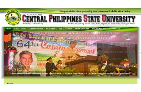 Central Philippines State University Website