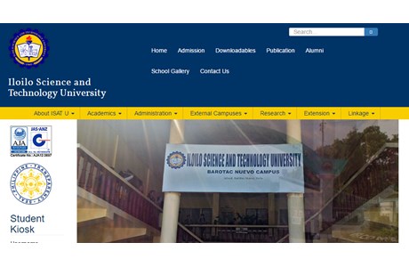 Iloilo Science and Technology University Website