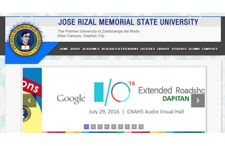 Jose Rizal Memorial State University Website