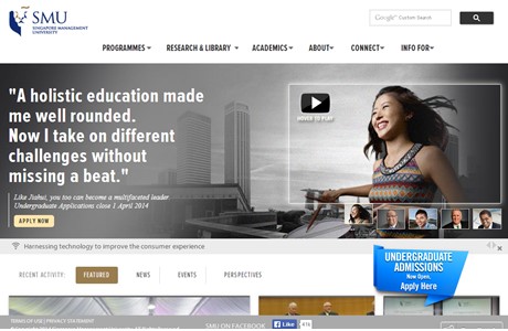 Singapore Management University Website