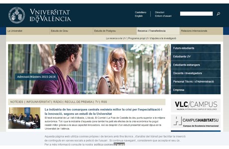 University of Valencia Website