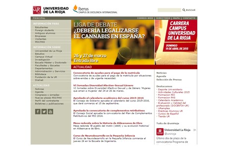 University of La Rioja Website