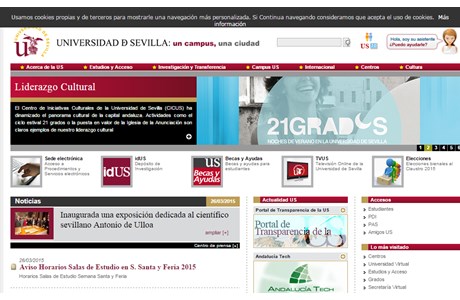University of Seville Website