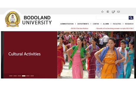 Bodoland University Website