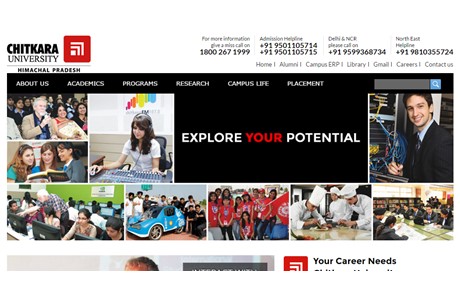 Chitkara University Website