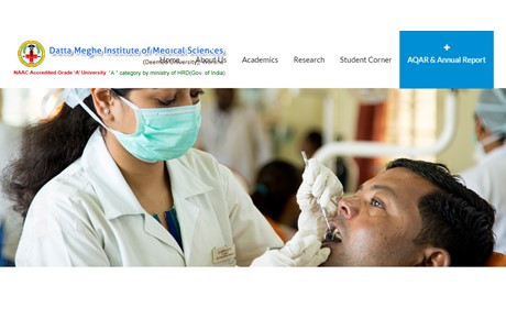 Datta Meghe Institute of Medical Sciences Website