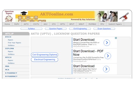 Dr. A.P.J. Abdul Kalam Technical University Website