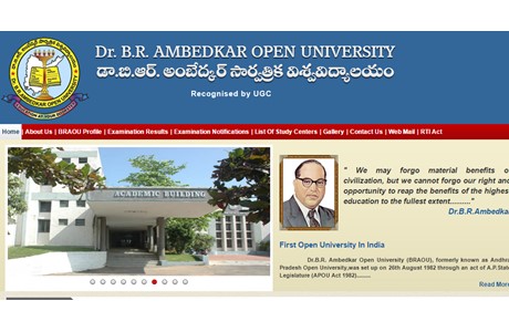 Dr. B.R. Ambedkar University Website