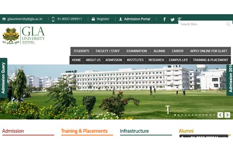 GLA University Website