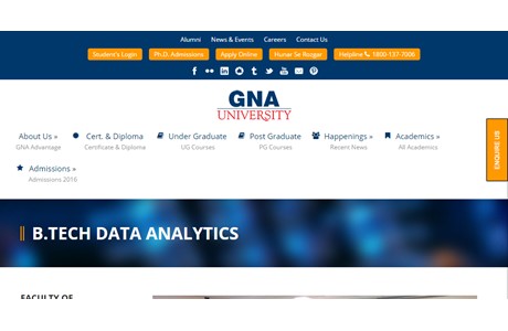 GNA University Website
