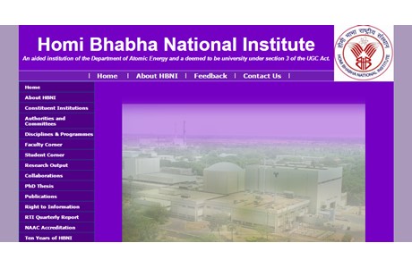Homi Bhabha National Institute Website