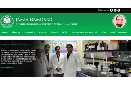 Jamia Hamdard Website