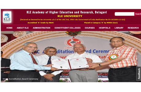KLE University Website