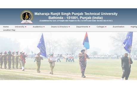 Maharaja Ranjit Singh Punjab Technical University Website