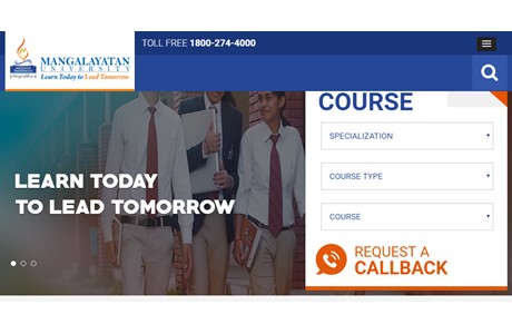 Mangalayatan University Website