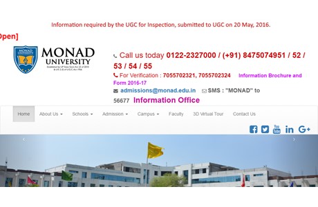 Monad University Website