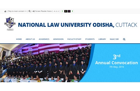 National Law University, Orissa Website