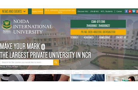 Noida International University Website