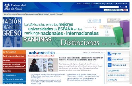 University of Alcalá Website