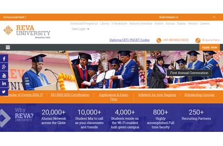 REVA University Website