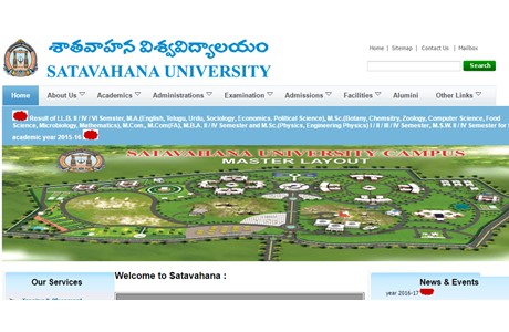 Satavahana University Website