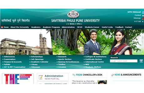 Savitribai Phule Pune University Website
