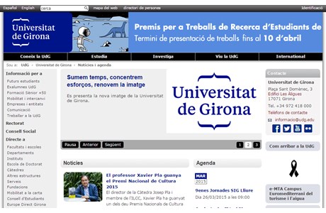 University of Girona Website