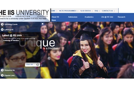 The IIS University Website