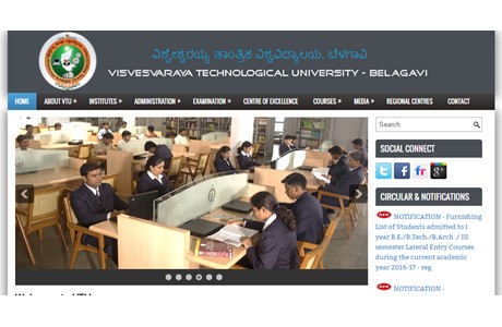 Visvesvaraya Technological University Website