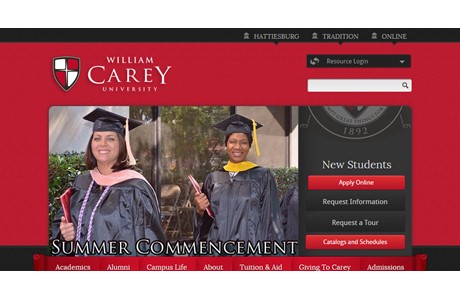 William Carey University Website