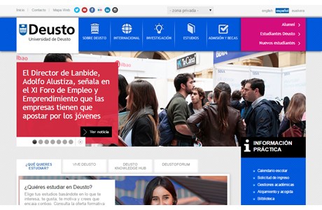 University of Deusto Website