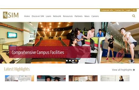 SIM University Website