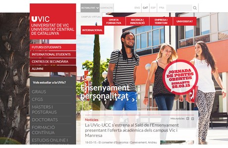 University of Vic Website