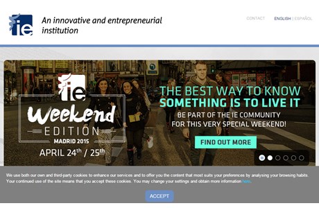 IE University Website