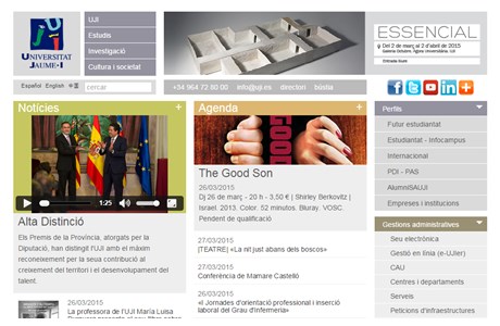 James I University Website