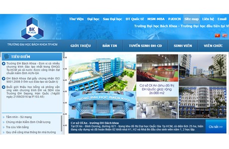 HCMC University of Technology Website