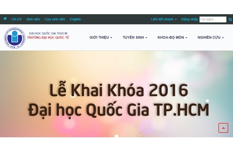 Ho Chi Minh City International University Website