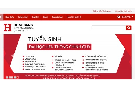 Hong Bang University International Website