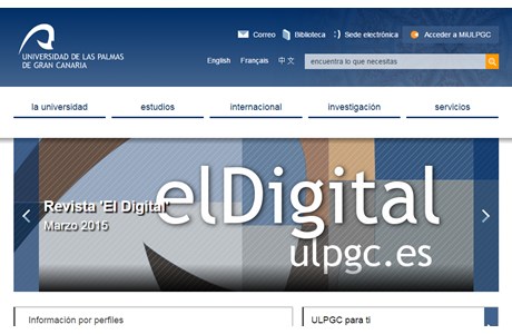 University of Las Palmas de Gran Canaria Website