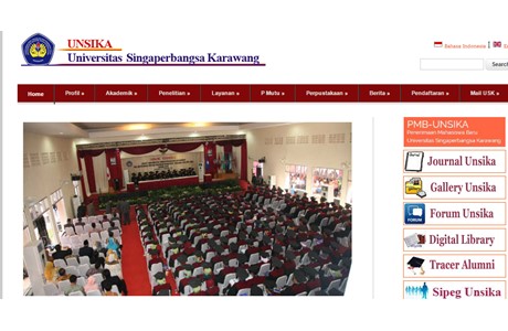 Singaperbangsa University Website