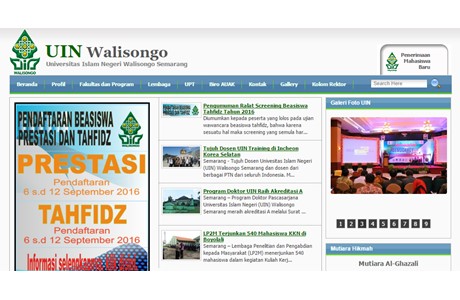 Islamic State University of Walisongo	 Website