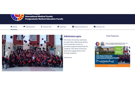 Osh State University Website